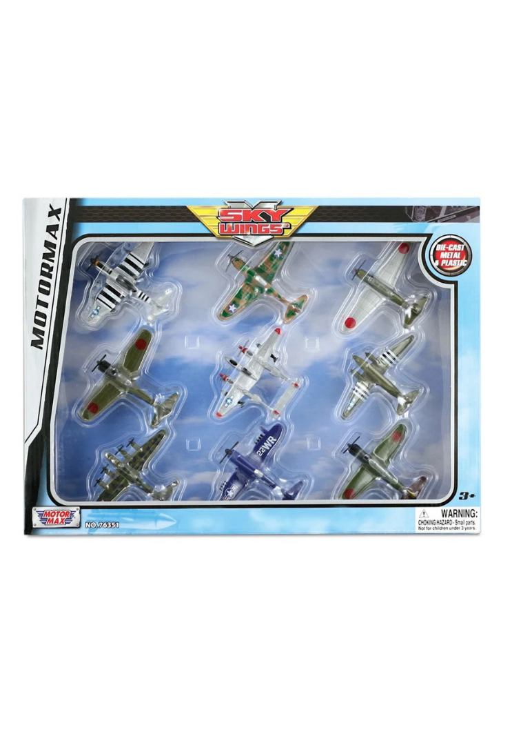 9 Piece Warbird Playset