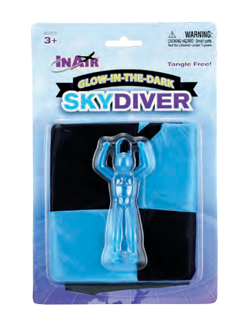 Glow-in-the-Dark Skydiver Toy
