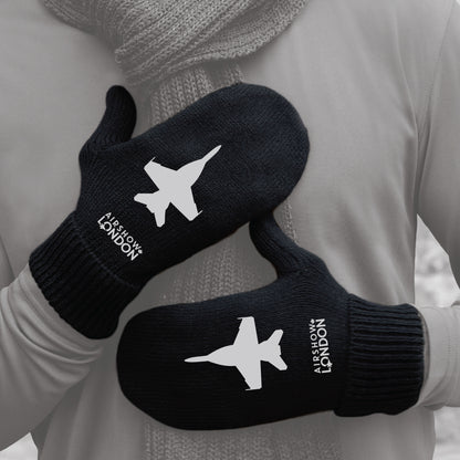 F-18 Hornet Knit Mittens